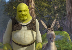 Shrek & Donkey - Halloween Art